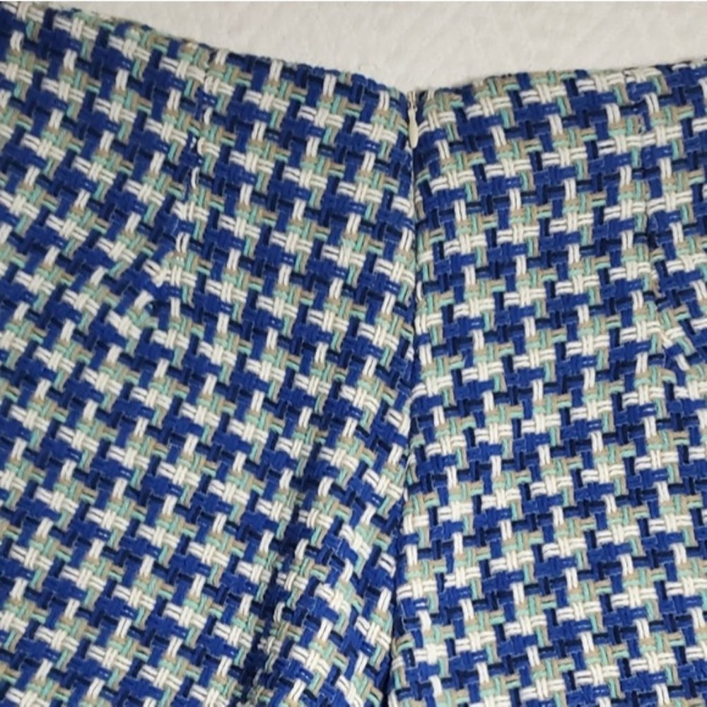 Designer- Giorgia Giannini Italian Made Tweed Plaid High Waisted Shorts- Rare - Picture 10 of 13